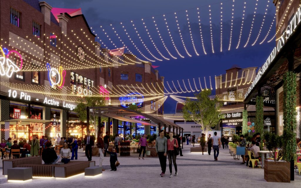 A CGI of how Captain Cook Square could look