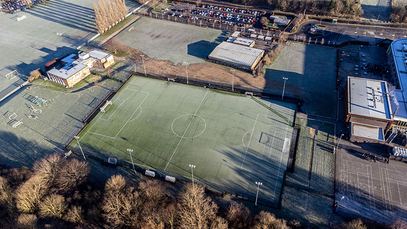 The new all-weather pitch at the T6 Football Academy in Middlesbrough